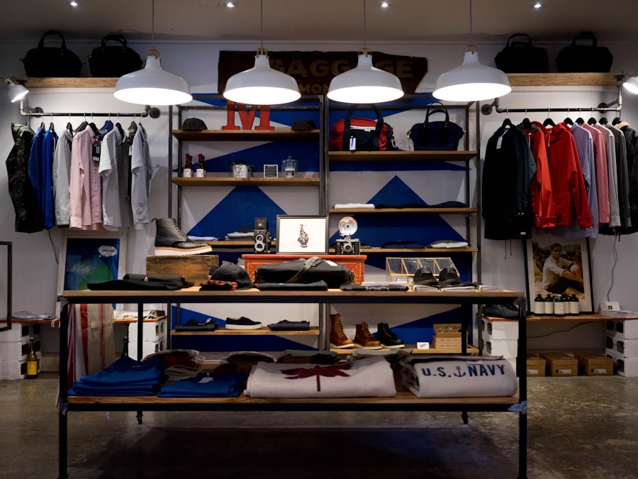 BrandBeam merchandiser dressing a branded gondola end in a modern-trade store